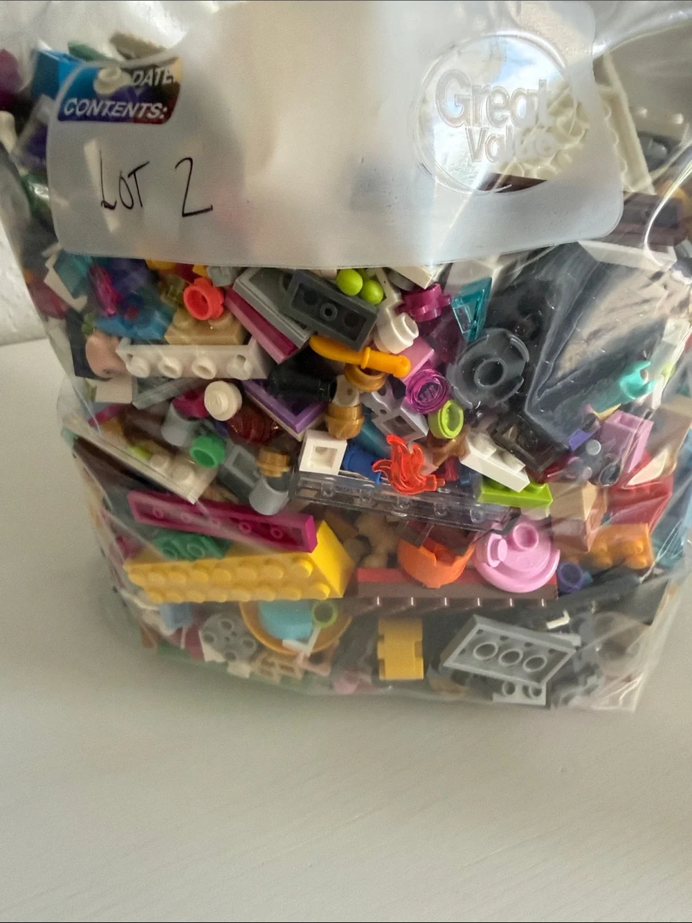 Mixed Small LEGO 2.5 Bricks Bag — Multi Color